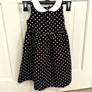 Goodlad of Philadelphia • polka dot formal summer toddler dress, 4T, EUC